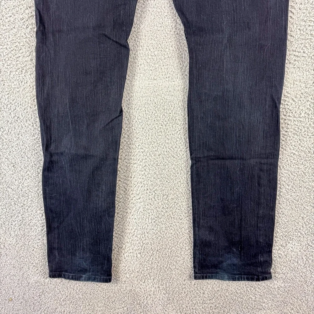 Levis 511 Jeans Mens 36 Black‎ Slim Fit Stretch Charcoal Denim Zip Fly 36x35